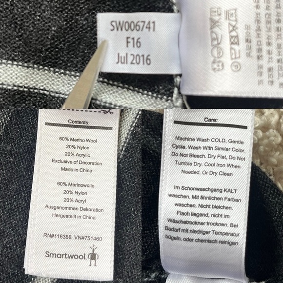 SMARTWOOL Merino Wool Blend Sweater Size Small - Picture 9 of 11